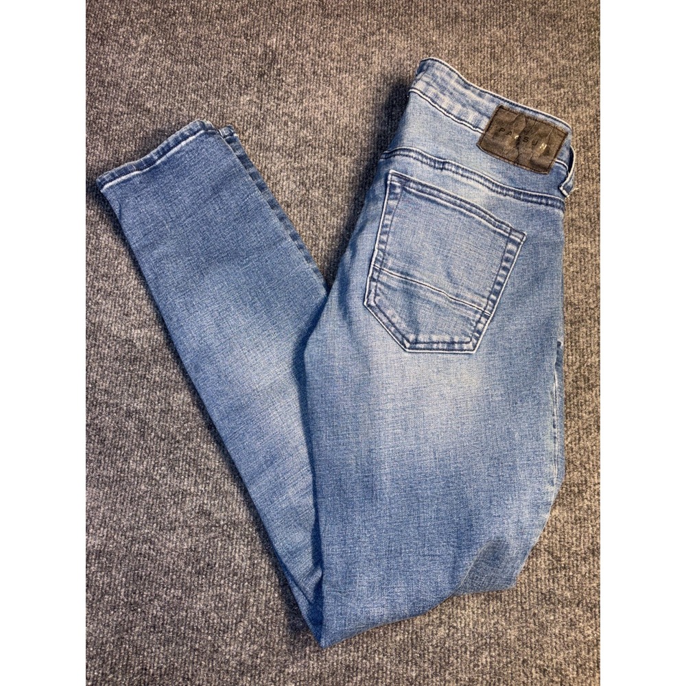 PacSun Jeans Mens 28x30 Blue Denim Faded Active Stretch Skinny Leg Streetwear